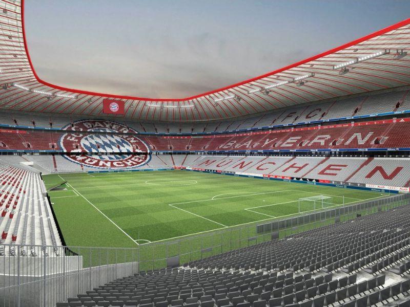 Allianz Arena cũng là sân nhà của CLB Bayern Munich
