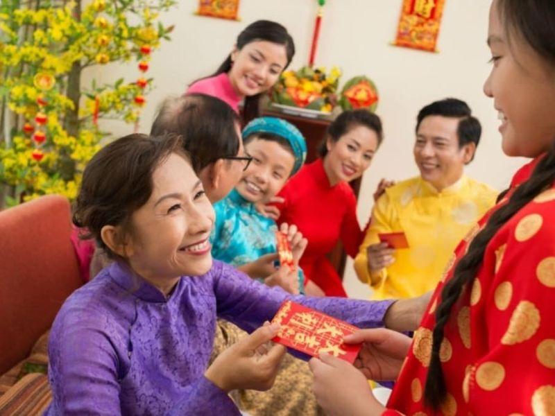 Gửi lời chúc Tết cho ông bà nhân dịp đoàn viên