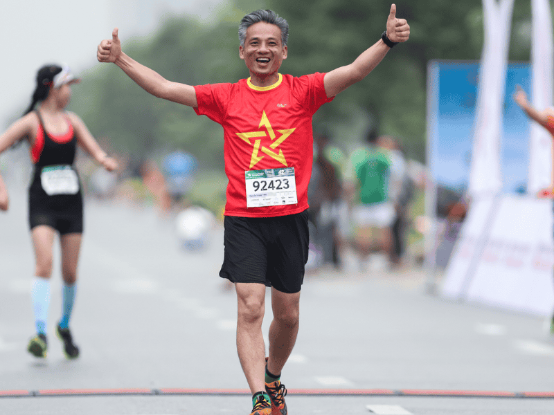 Hình ảnh minh họa: Lợi ích của chạy marathon.