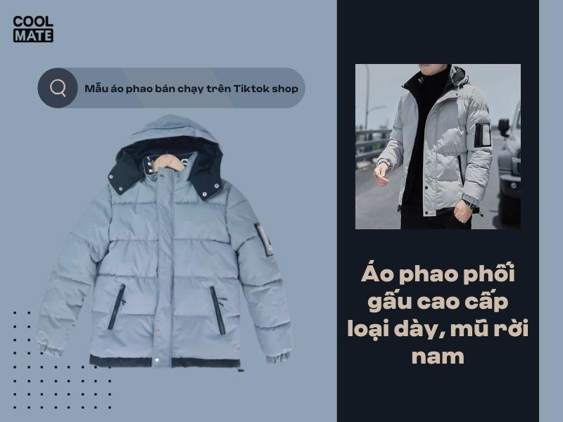 mẫu áo phao bán chạy, đáng mua nhất trên Tiktok shop