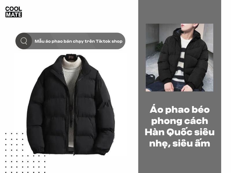 mẫu áo phao bán chạy, đáng mua nhất trên Tiktok shop