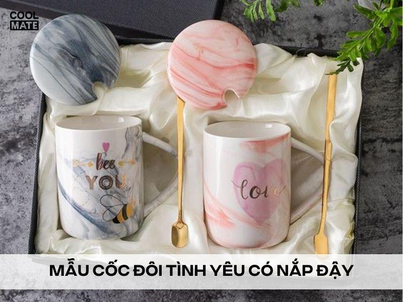 mẫu cốc đôi tình yêu