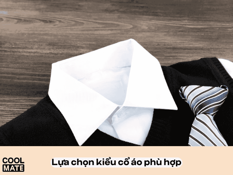 Lựa chọn kiểu cổ áo sơ mi phù hợp cho người béo bụng