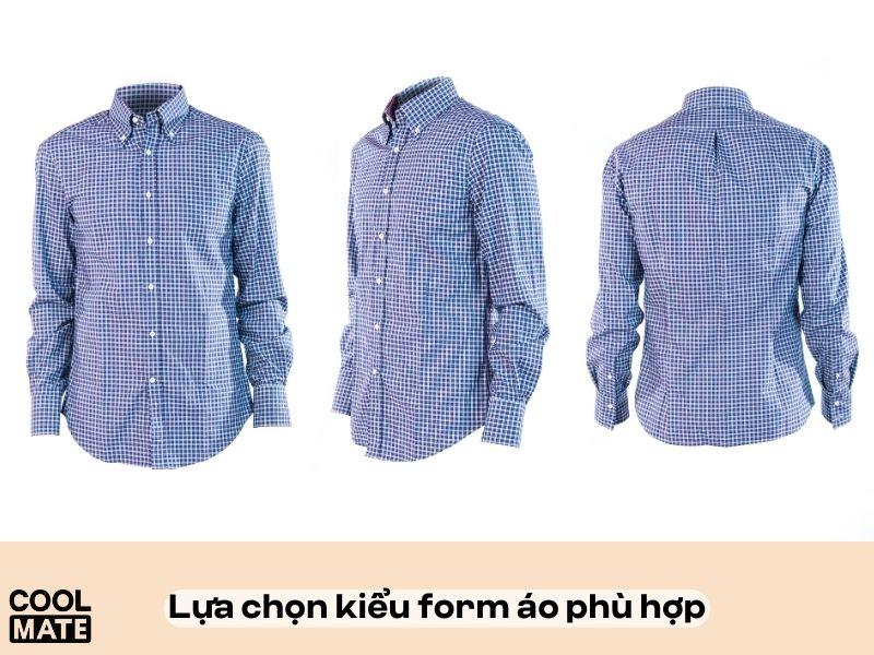 Lựa chọn form áo sơ mi phù hợp cho người béo bụng