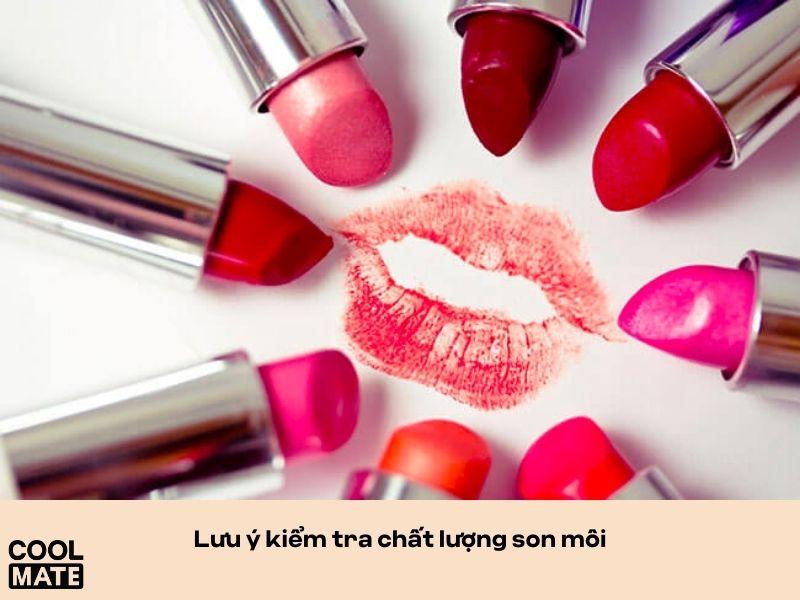 Kinh nghiệm kiểm tra son chất lượng