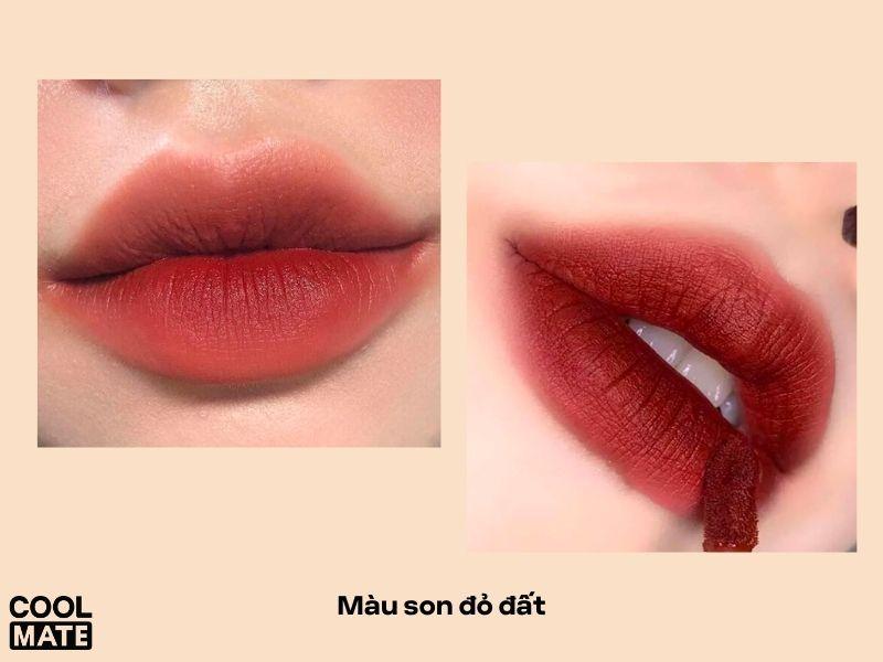Màu son đỏ đất