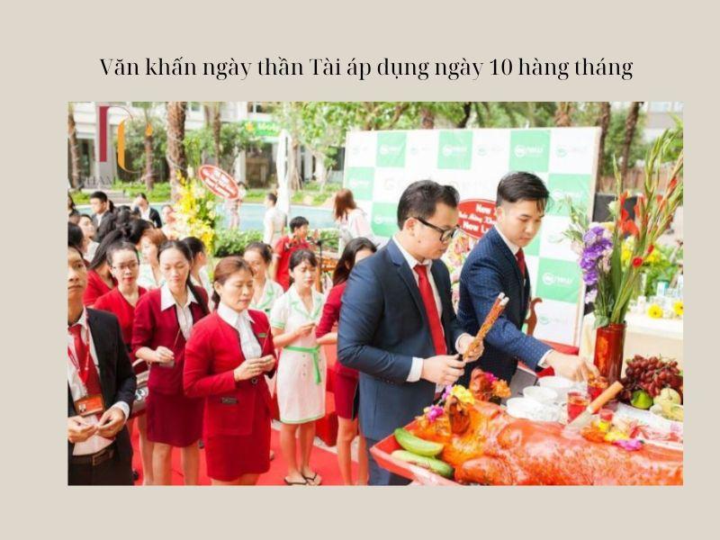 Văn khấn ngày thần Tài áp dụng ngày 10 hàng tháng