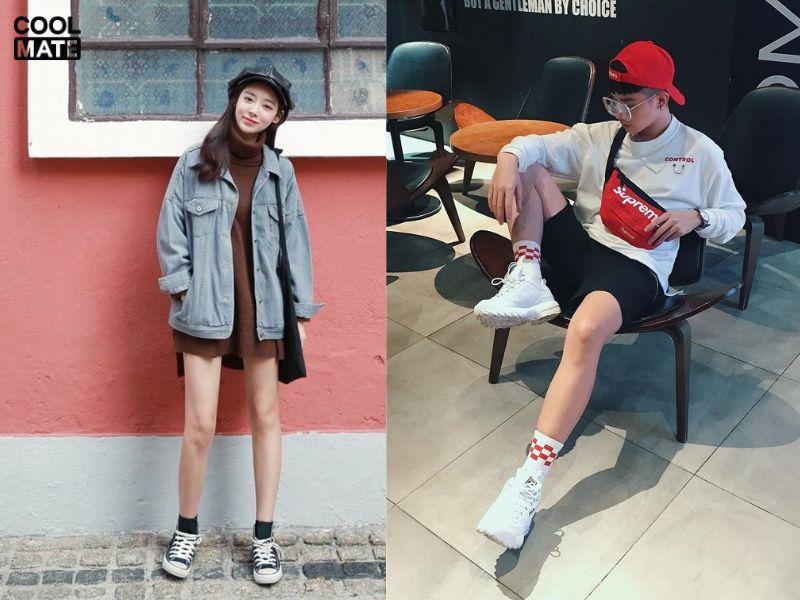 Outfit theo style trên đông dưới hè