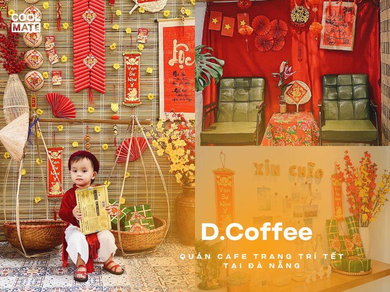 quán cafe trang trí Tết tại Đà Nẵng