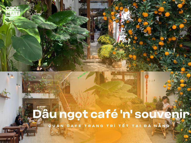 quán cafe trang trí Tết tại Đà Nẵng