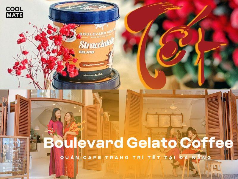 quán cafe trang trí Tết tại Đà Nẵng