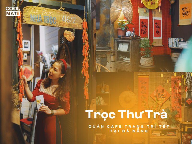quán cafe trang trí Tết tại Đà Nẵng