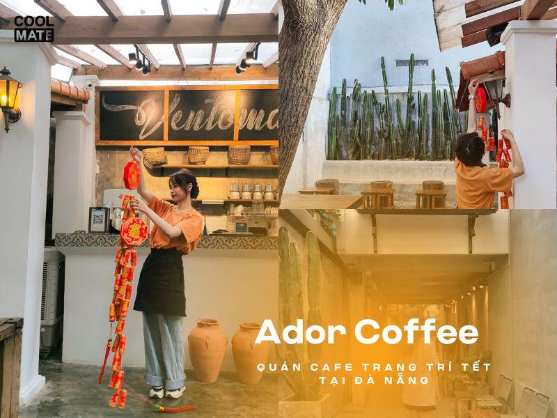 quán cafe trang trí Tết tại Đà Nẵng