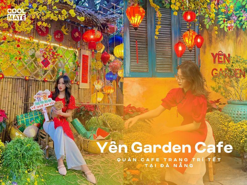 quán cafe trang trí Tết tại Đà Nẵng