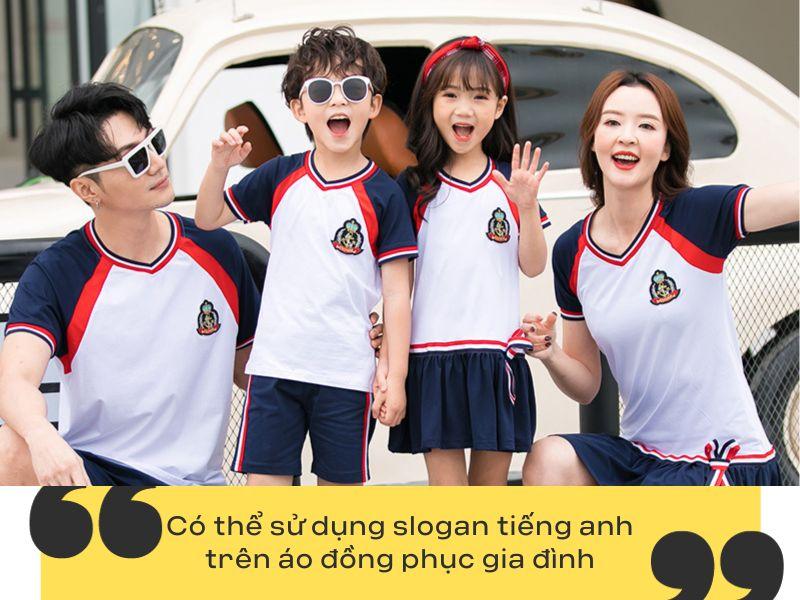 Có thể sử dụng slogan bằng tiếng Anh