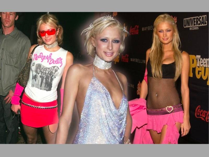 Paris Hilton cùng diện phong cách Y2K