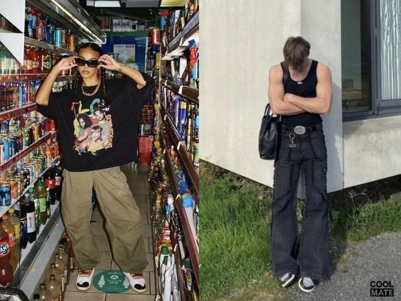 Quần baggy theo phong cách Hiphop