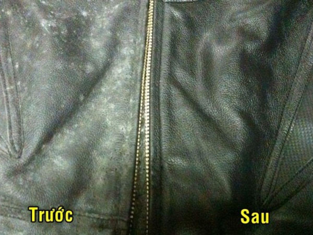 Cách xử lý áo khoác da bị mốc