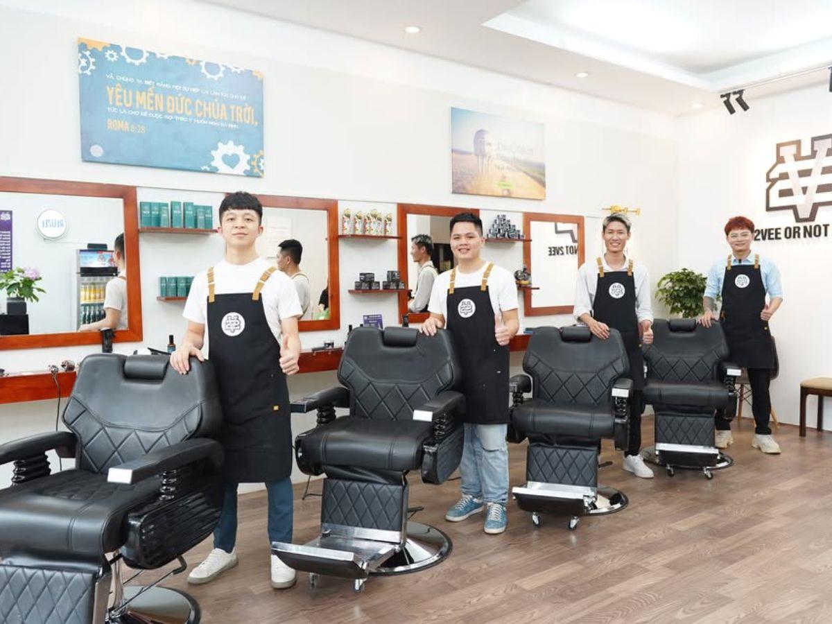 2Vee Hair Station - địa chỉ cắt tóc layer nam đẹp