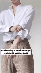 Kiểu xắn tay áo The Master - bước 2