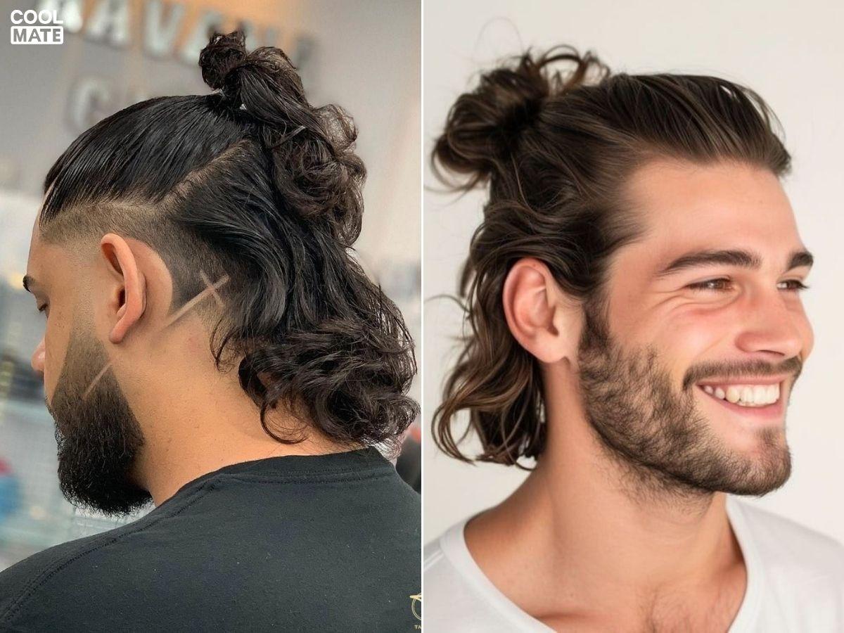 Tóc half bun