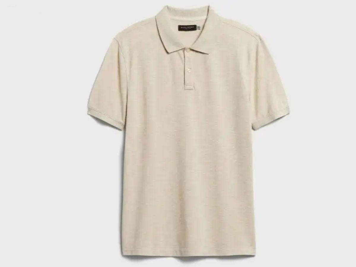 Áo polo nam màu be Banana Republic