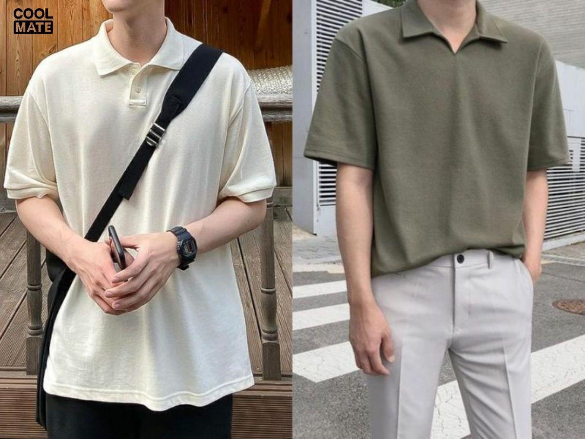 Chọn áo polo tay lỡ có cổ phù hợp với mình để mặc thật đẹp nhé