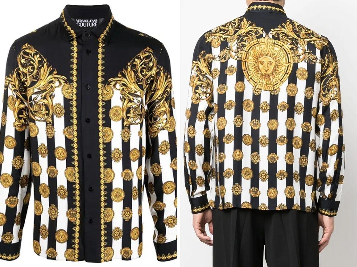 Áo sơ mi Versace Jeans Couture NS098 G89 