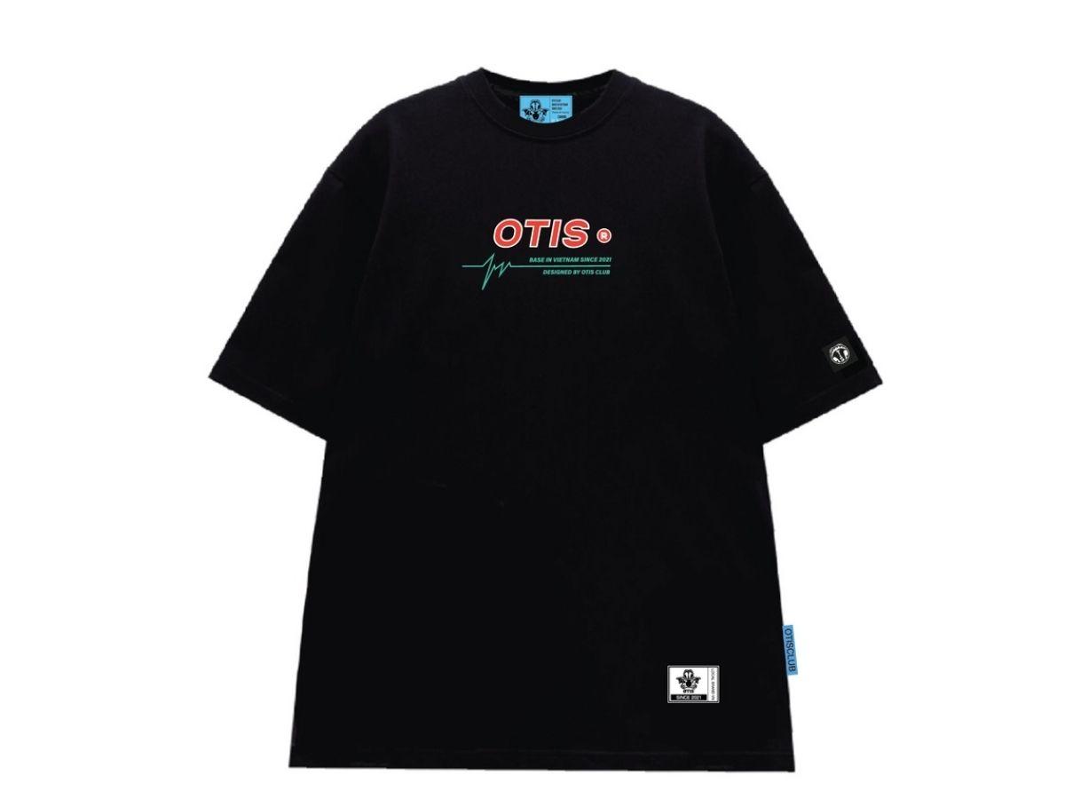 . Áo thun đen unisex Tee Beat