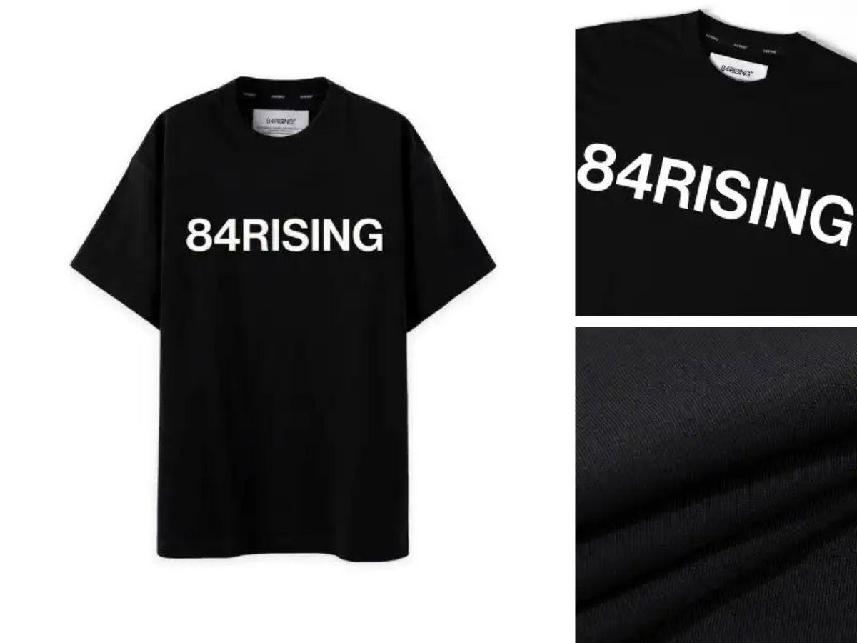 Áo thun oversize basic 84Rising được may từ chất liệu cao cấp