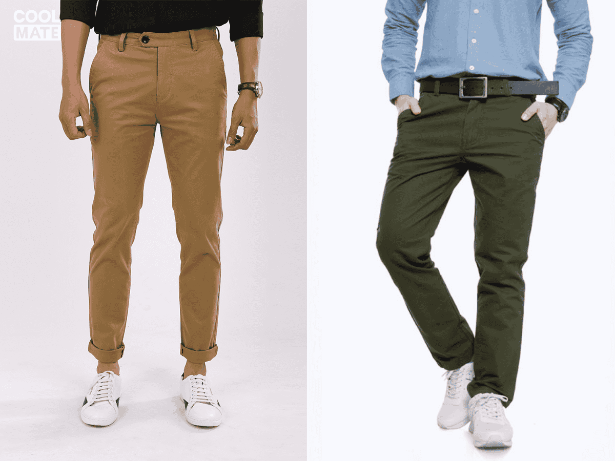 Kiểu dáng quần kaki