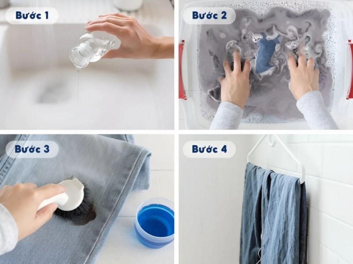 Tẩy áo ố vàng bằng oxy già