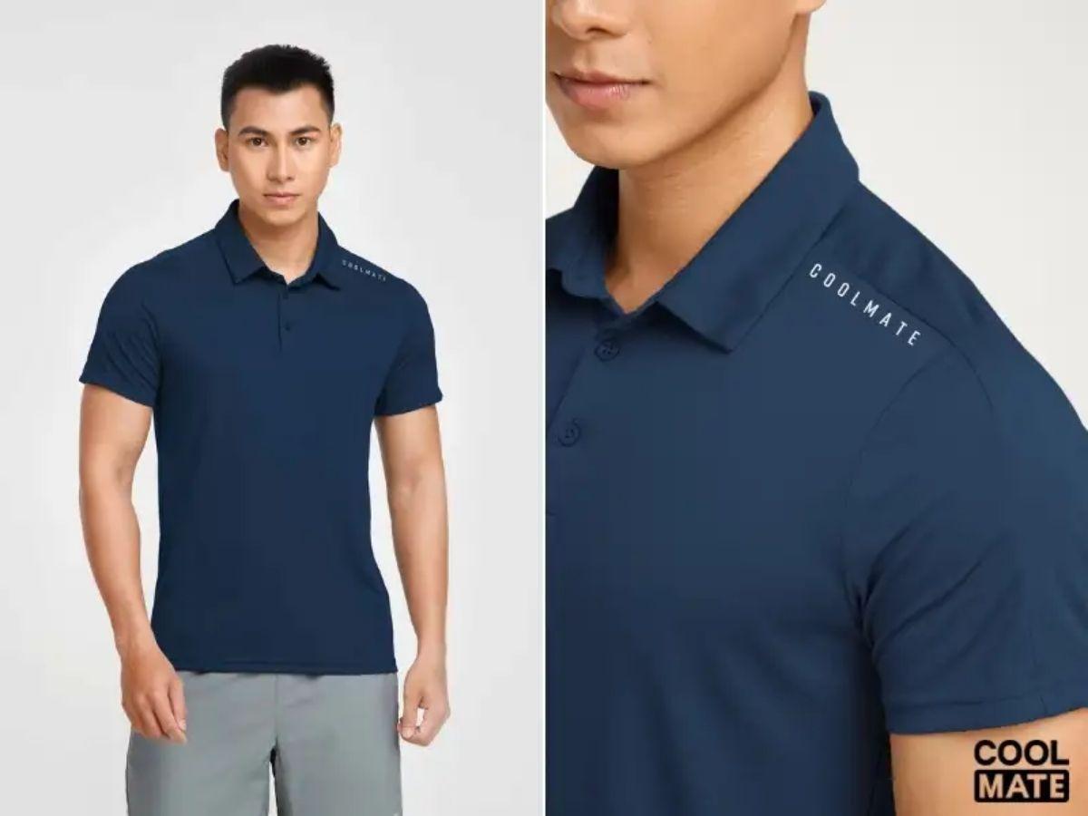 Áo polo sợi tổng hợp là một lựa chọn tuyệt vời cho những người thường xuyên vận động 