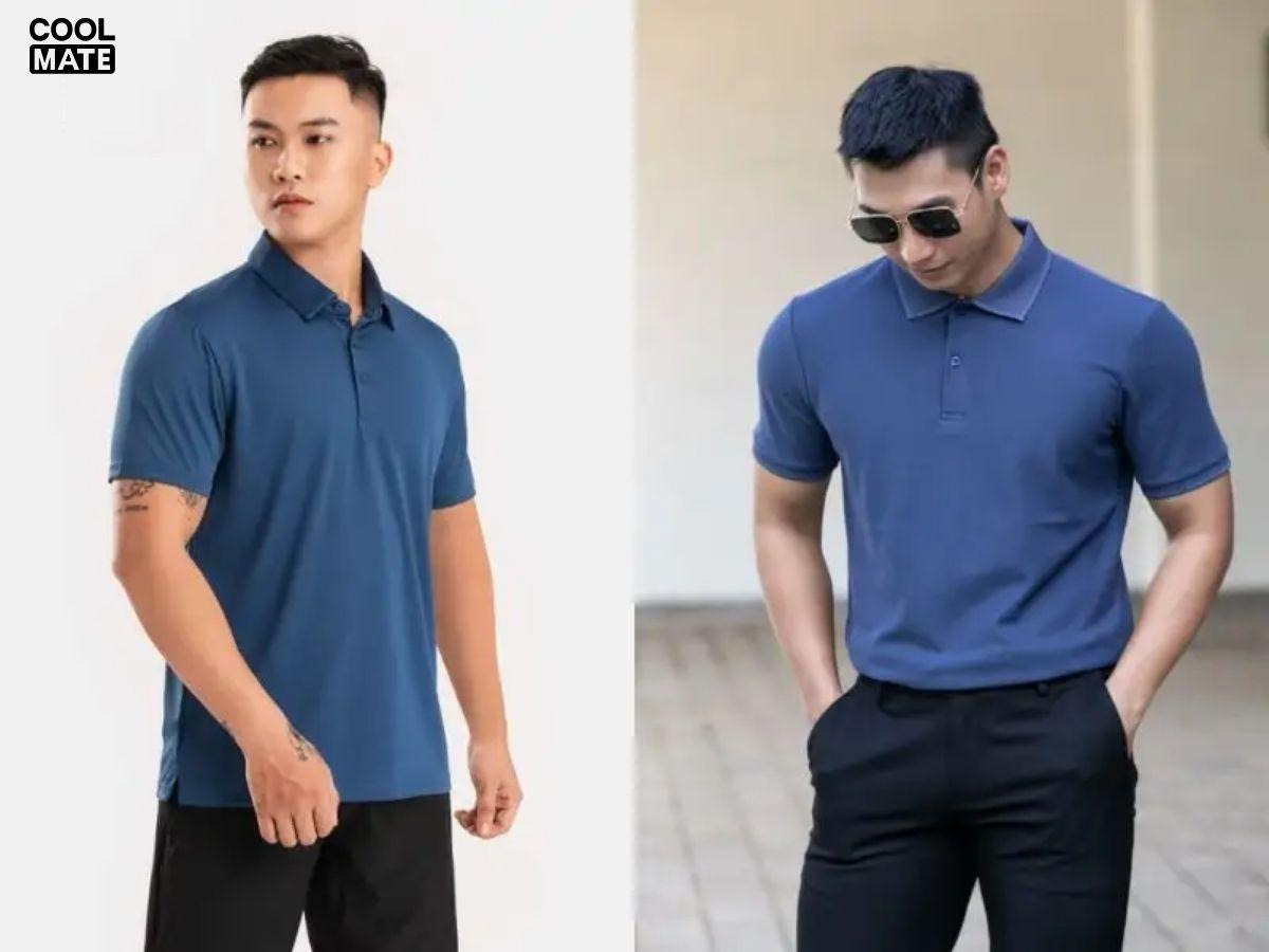 Áo polo pha trộn chất liệu là một lựa chọn tuyệt vời cho những người muốn có một chiếc áo vừa đẹp vừa bền