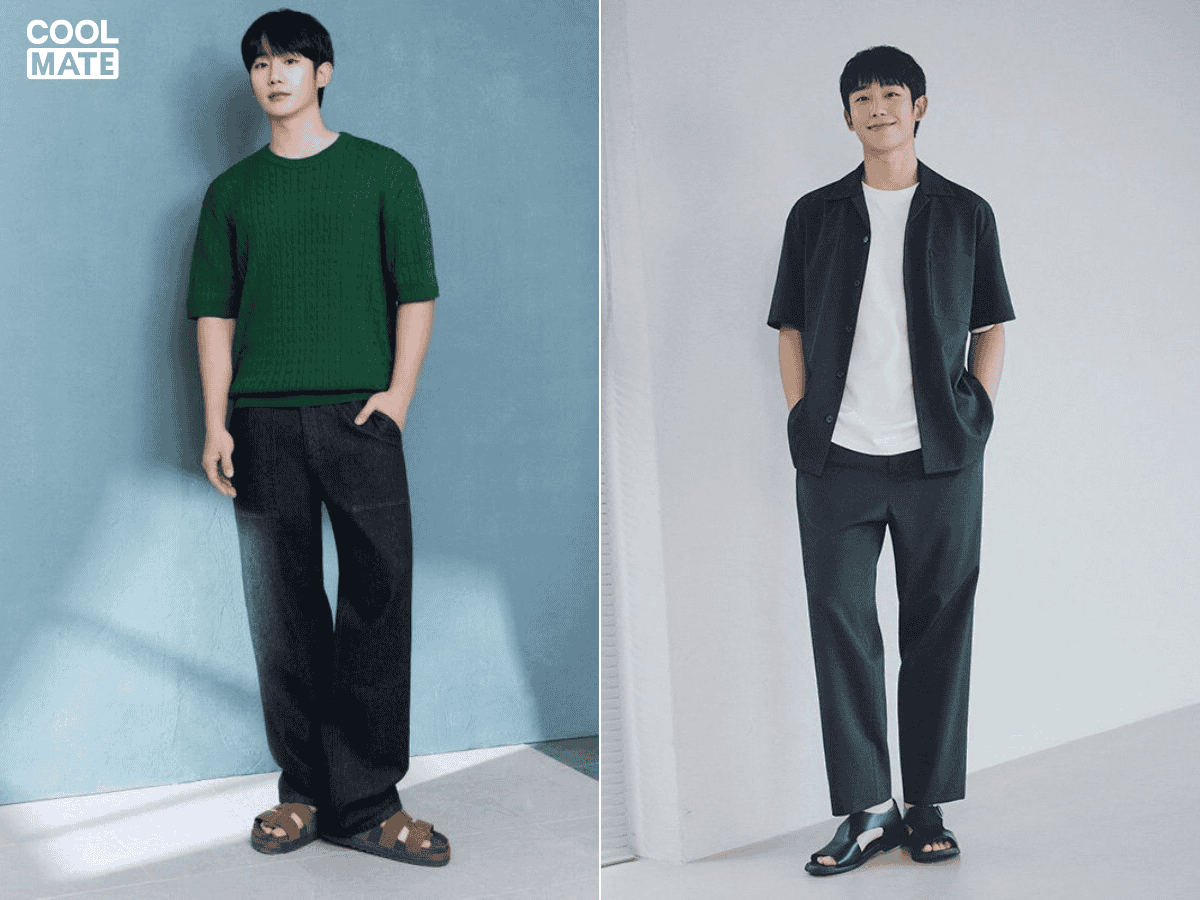 Mix đồ cho môi trường công sở cùng quần kaki ống rộng
