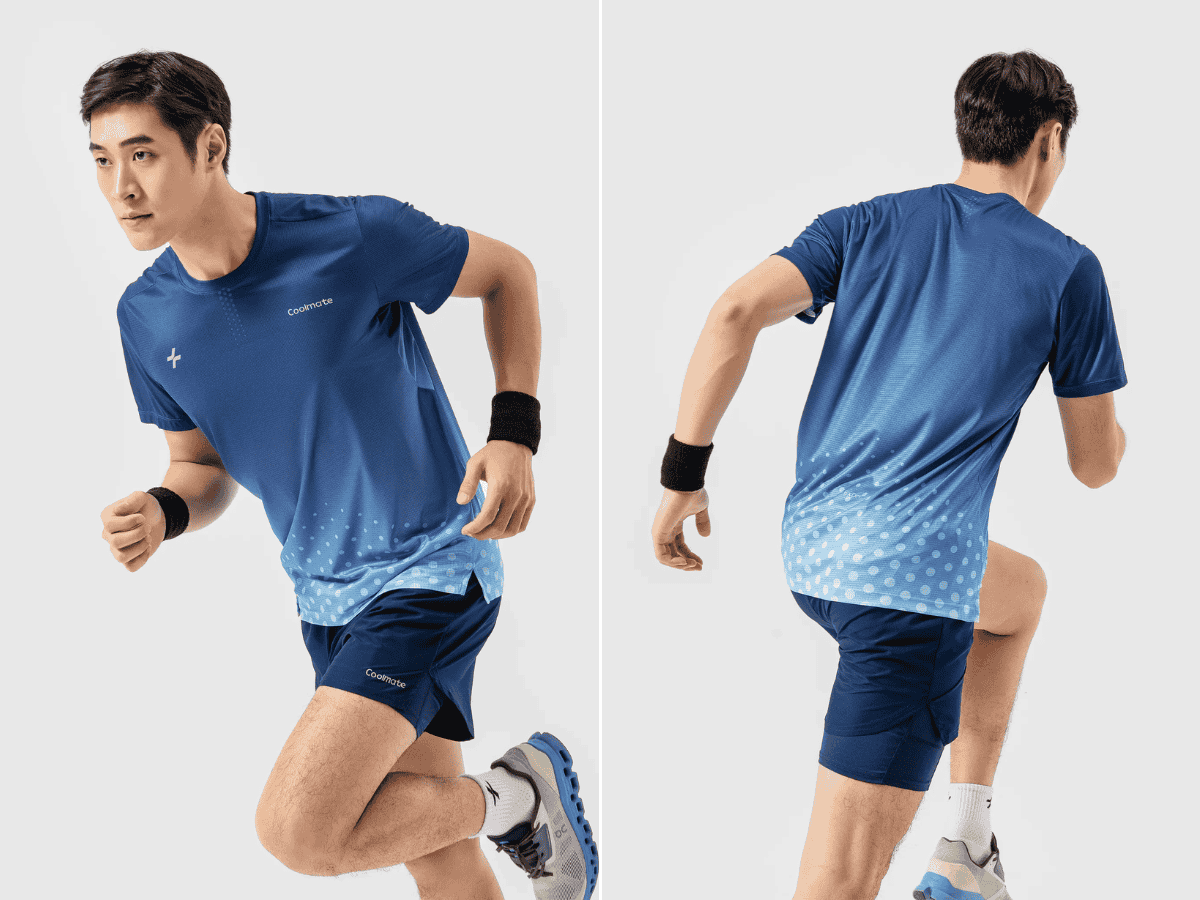 Áo thun chạy bộ là phụ kiện thiết yếu không thể thiếu khi chạy trail