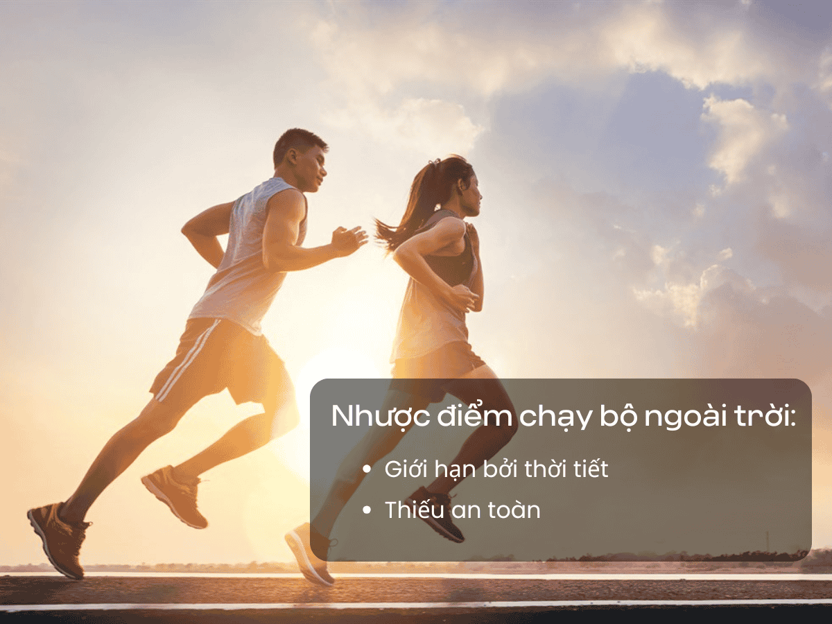 Thách thức lớn nhất khi chạy bộ ngoài trời có thể được coi là thời tiết