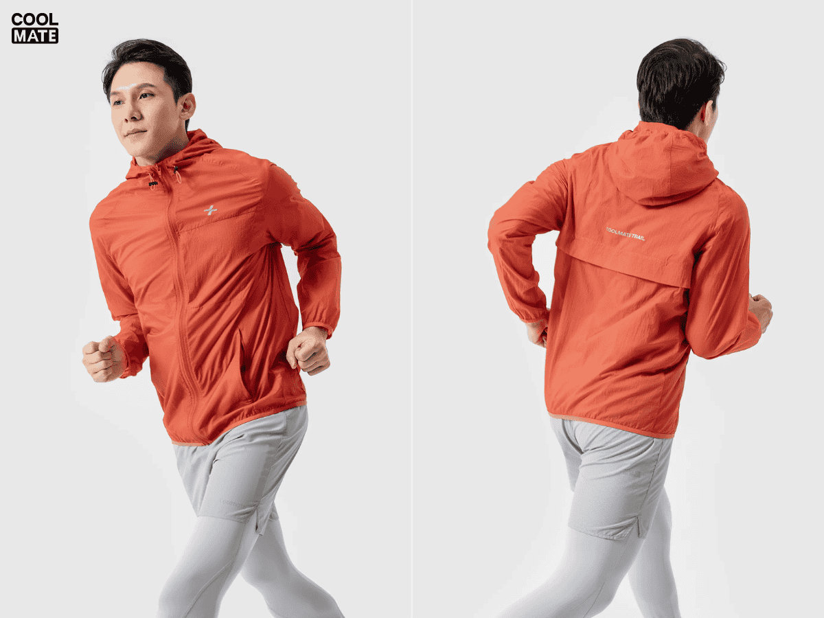 Theo nguyên tắc P (bảo vệ), áo khoác chạy trail cần đảm bảo nhẹ, vừa vặn, không gây cản trở vận động và dễ dàng gấp gọn khi không sử dụng