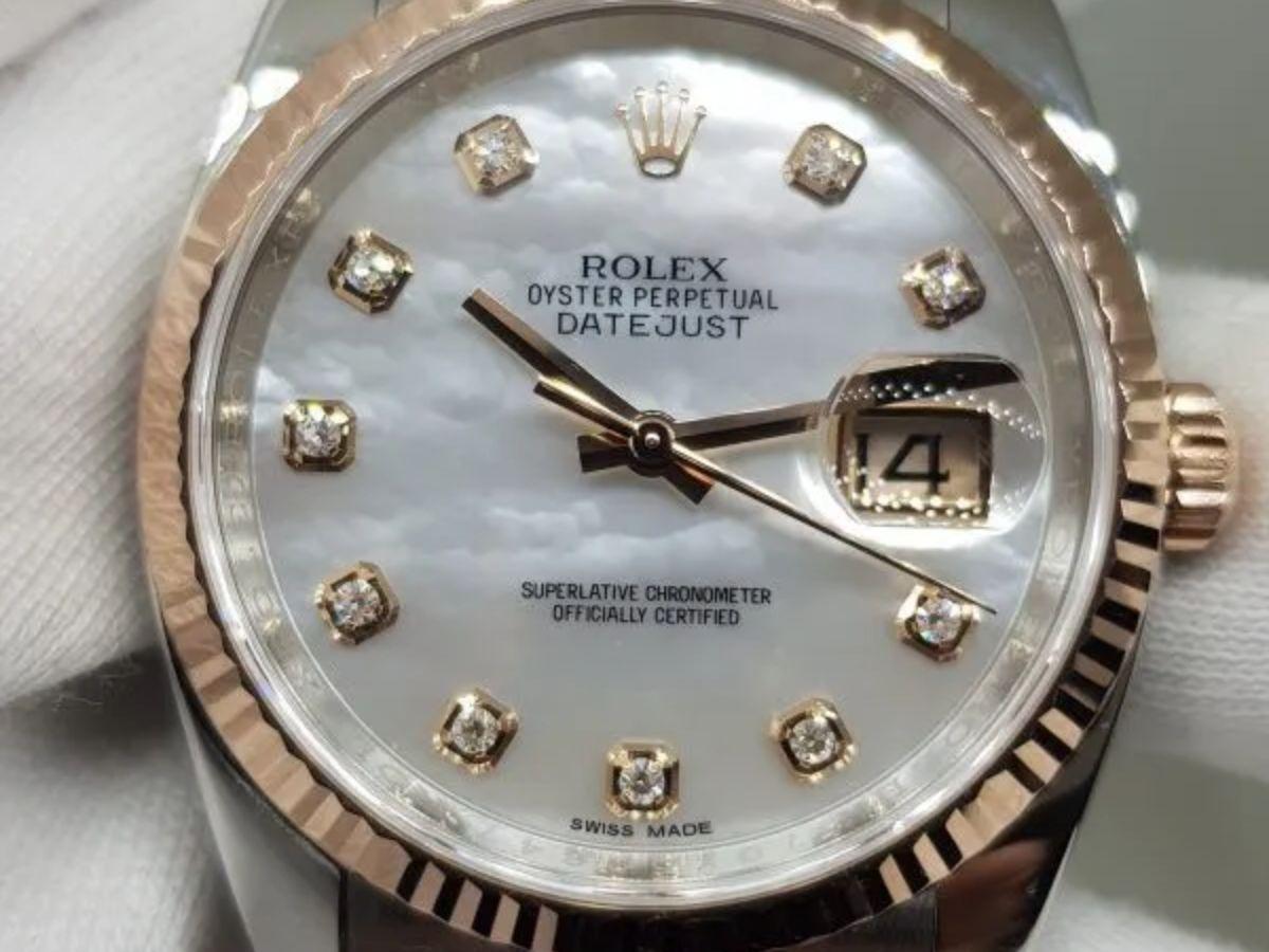Đồng hồ Rolex mặt xà cừ nổi tiếng
