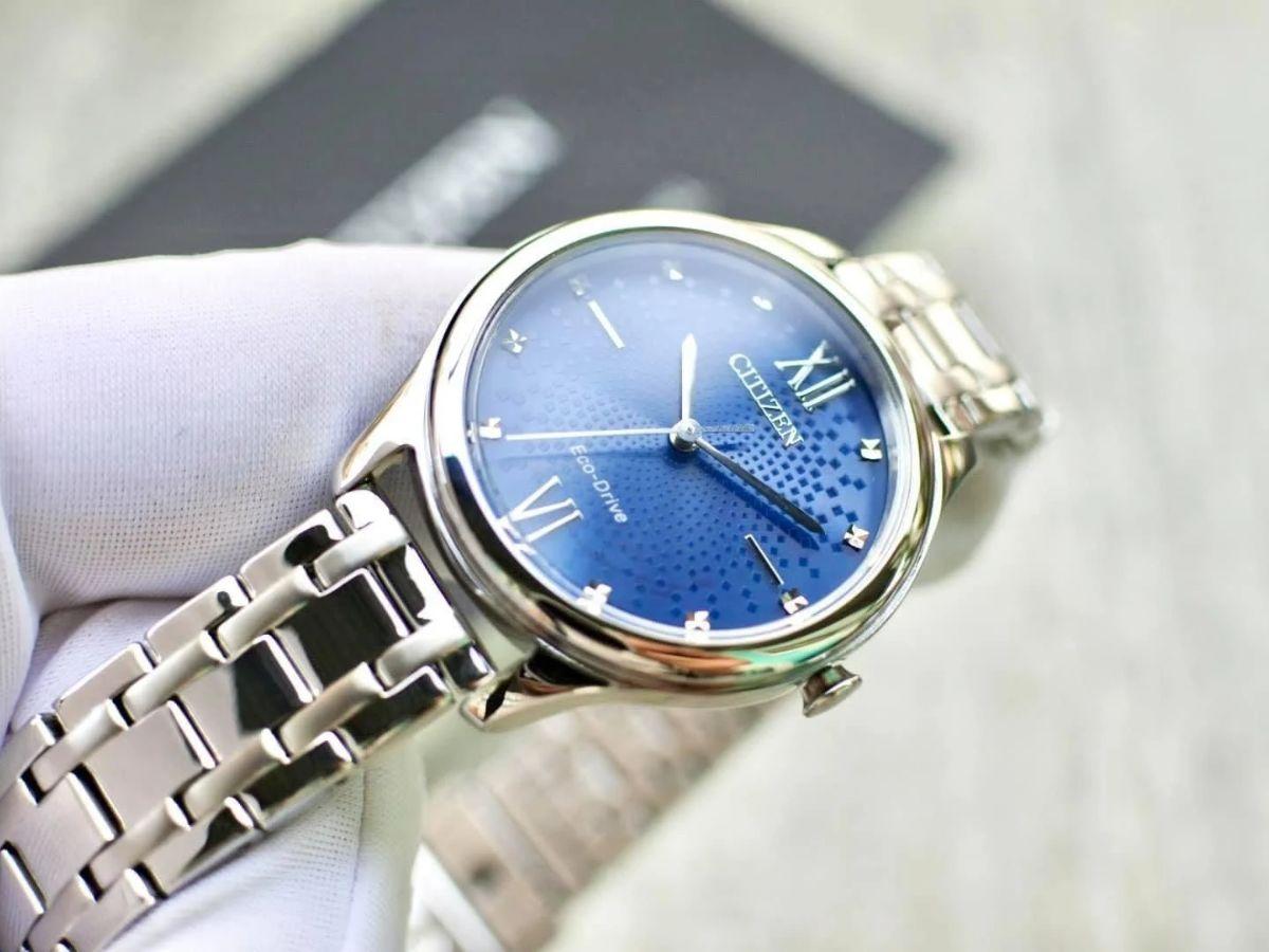 Đồng hồ mặt xà cừ Citizen