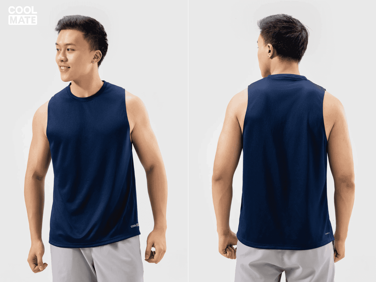 Áo phông nam mùa hè dáng tanktop Active V2