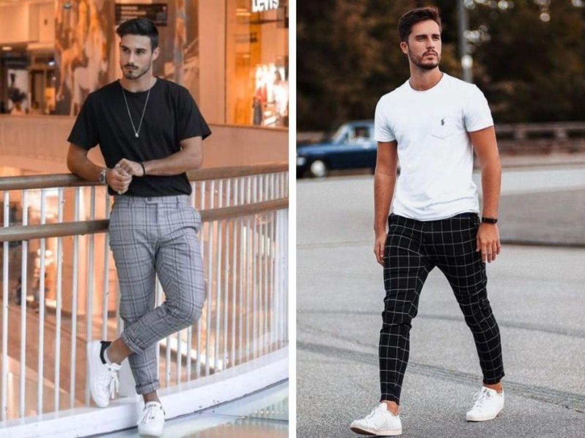 Đầy năng động cùng quần tây caro nam trong phong cách thời trang Casual