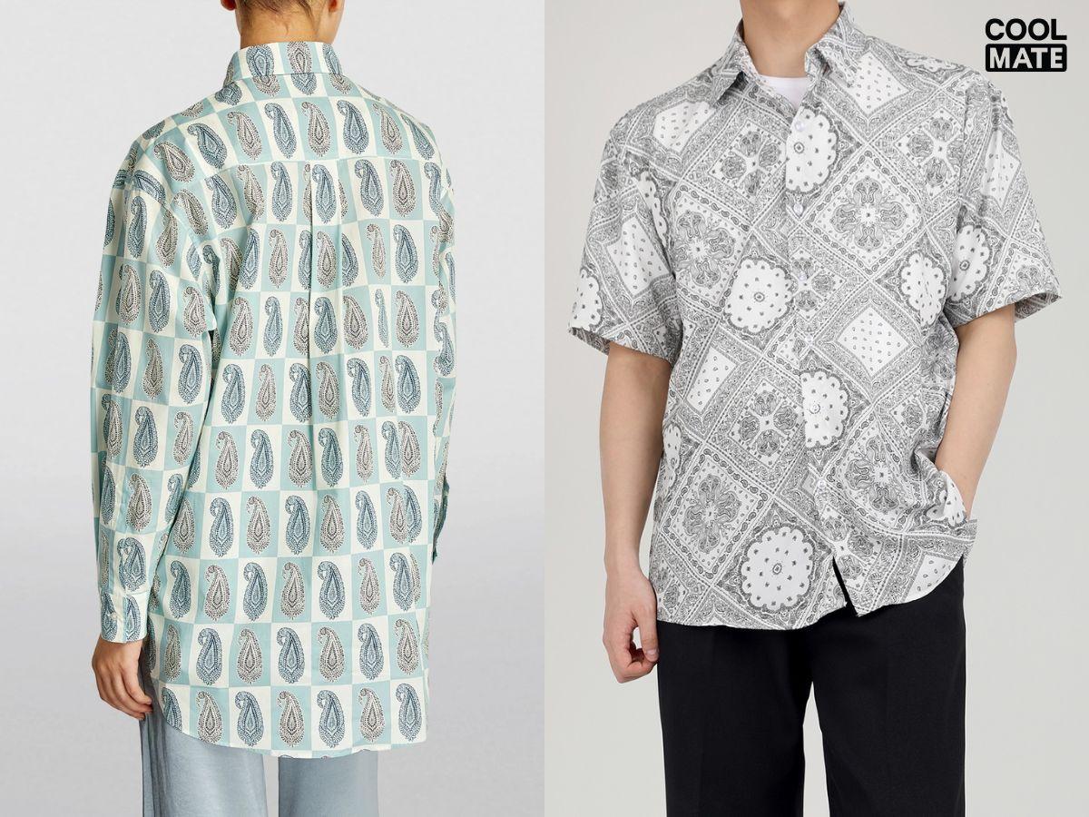 Áo sơ mi hoa văn Paisley