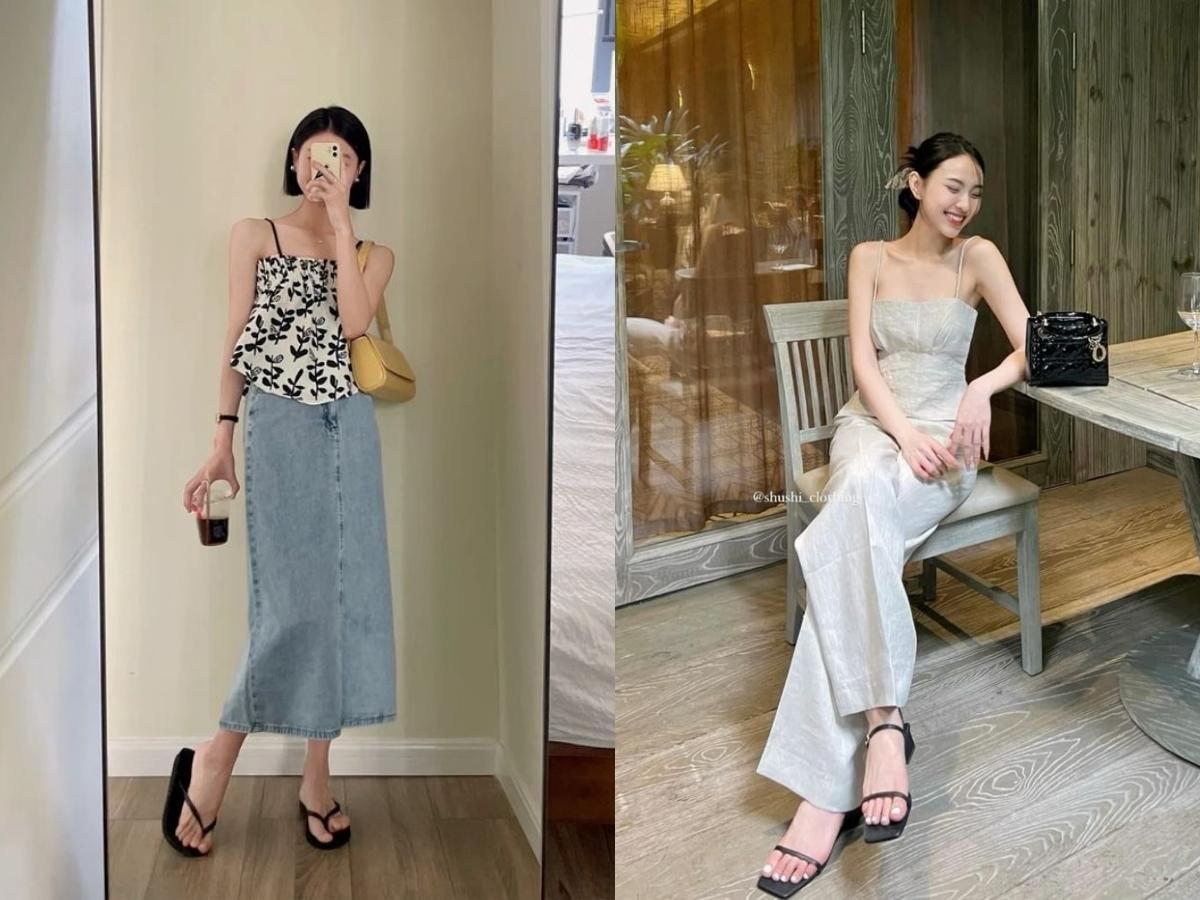 Phối áo hai dây nữ
