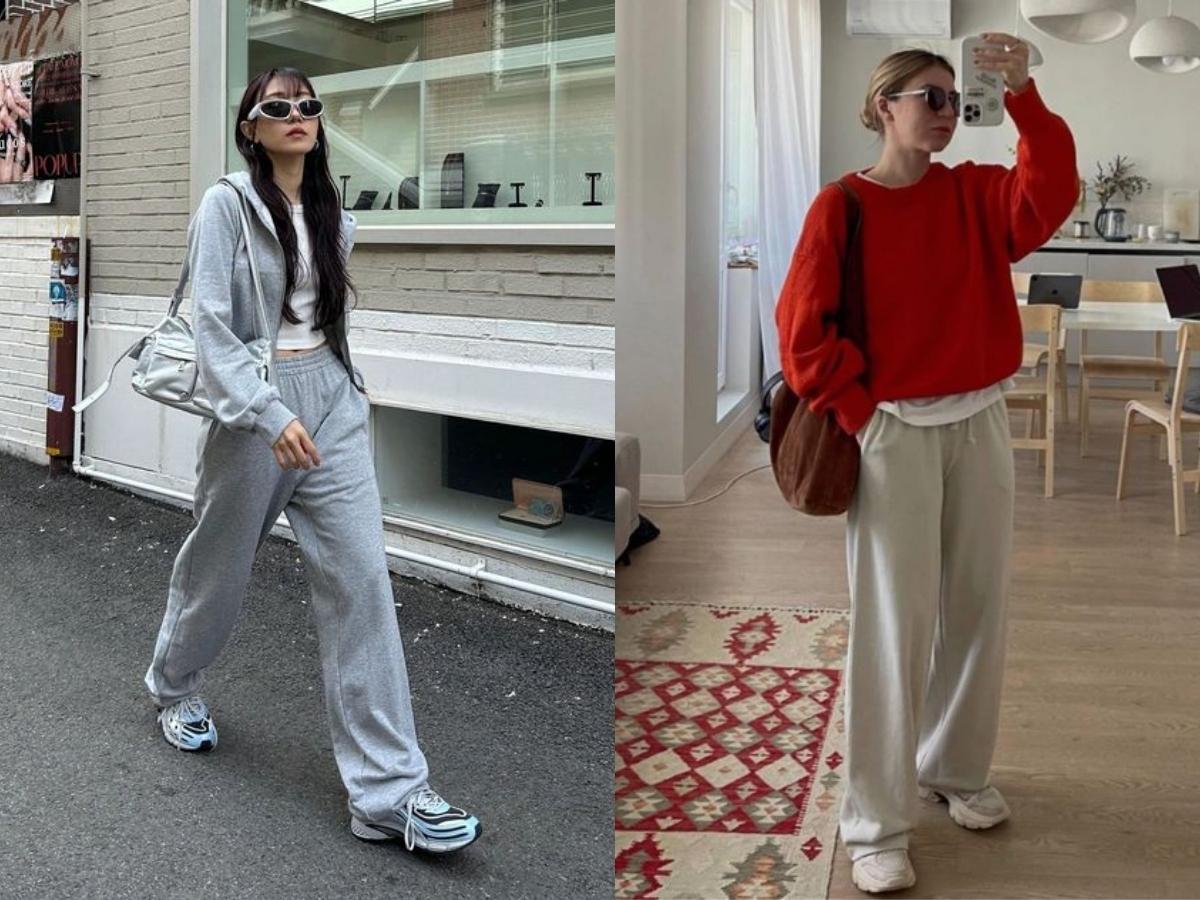 Phối quần jogger nữ