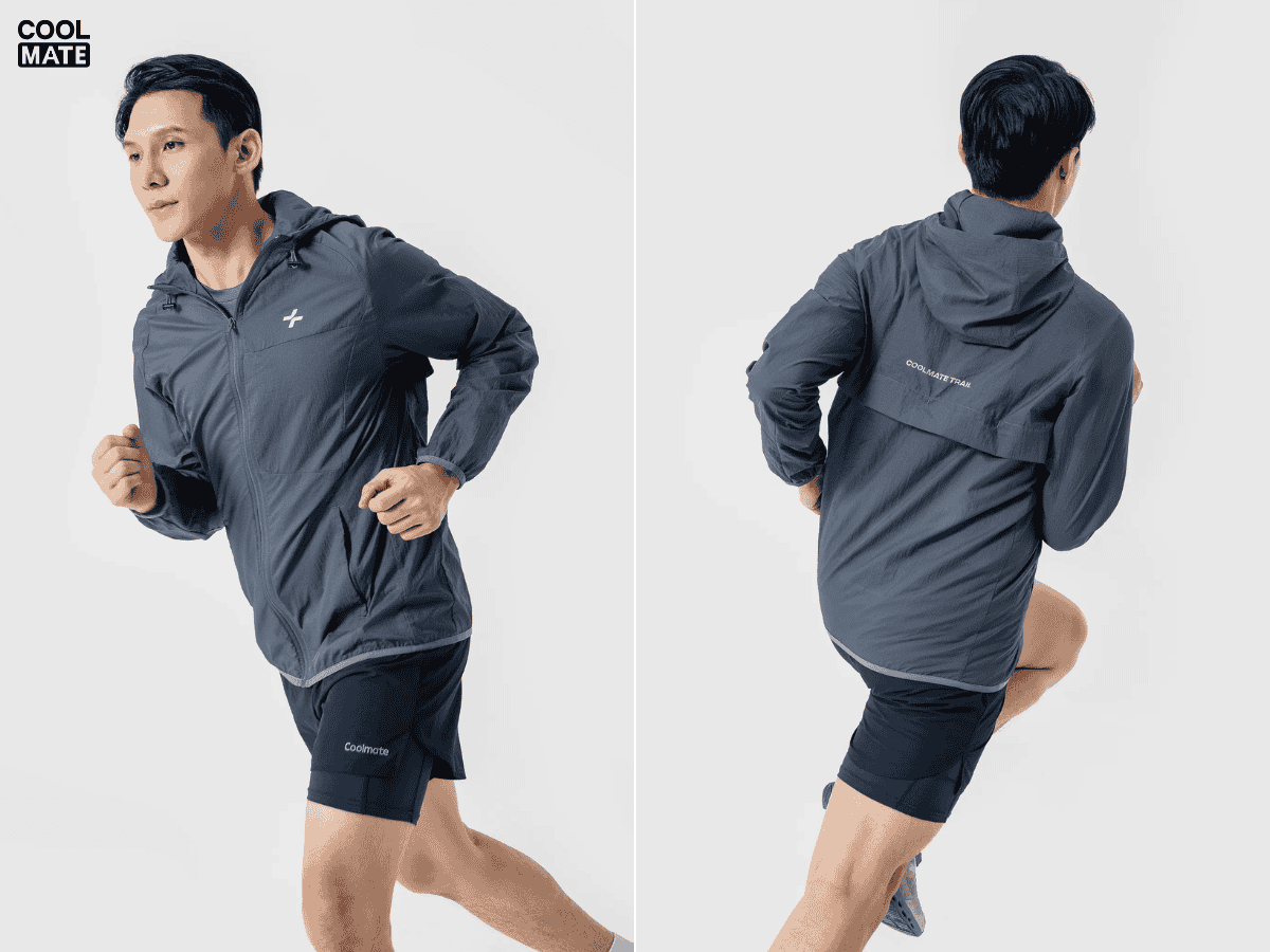 Bộ đồ gió thể thao - Outfit giữ nhiệt thời thượng cho chàng thoả sức vận động 