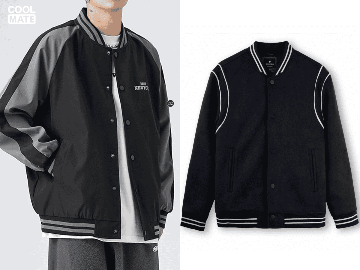 Áo khoác bomber jacket 
