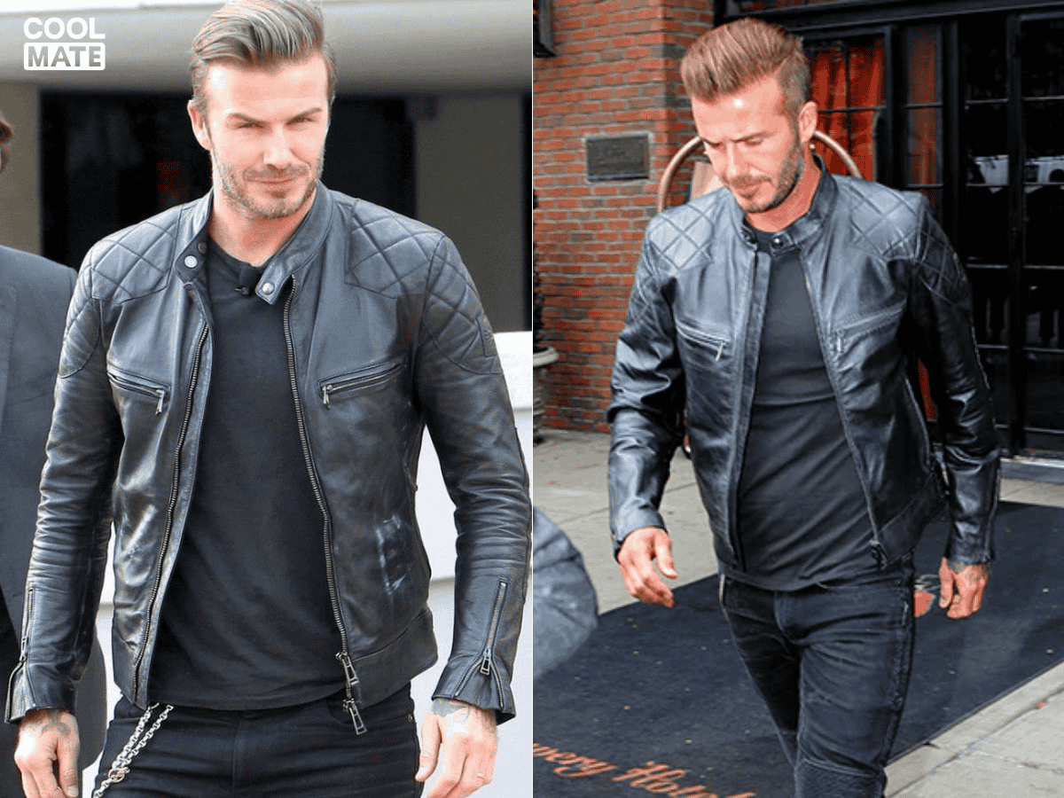 Áo khoác leather jacket 