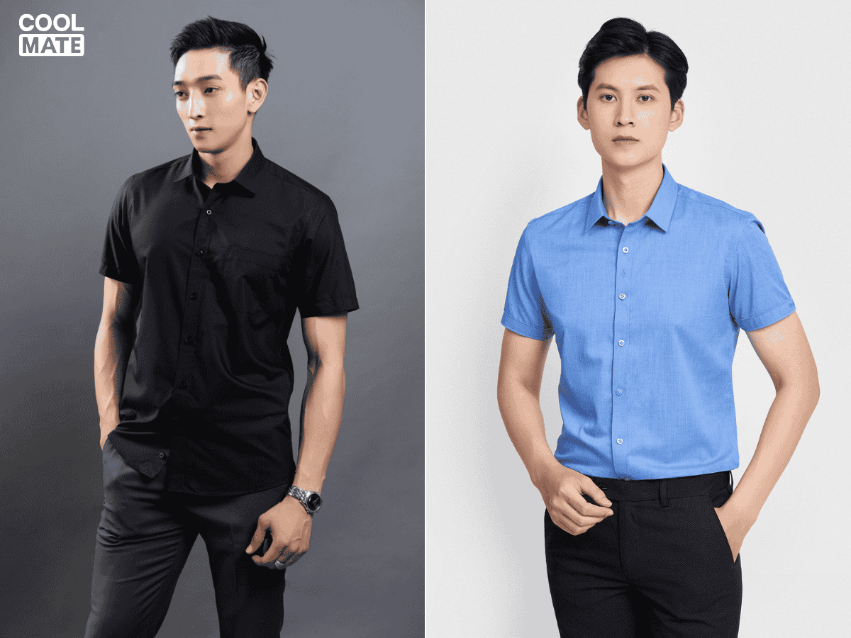Thể hiện cá tính cùng áo sơ mi Vintage cộc tay nam