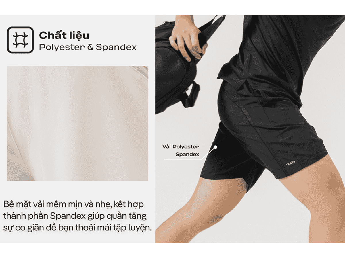Ưu điểm của quần short thể thao 7” function